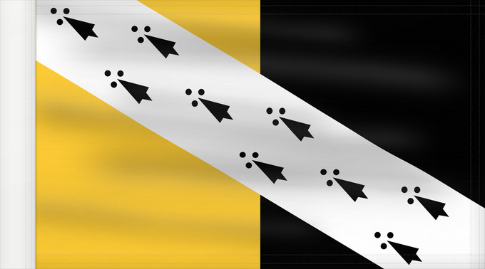 Bandera, con lado del asta reforzado: Norfolk