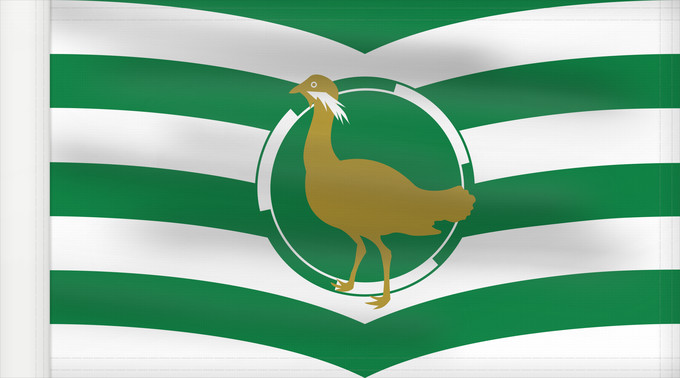 Bandera, con lado del asta reforzado: County Flag of Wiltshire Wiltshire Le Wiltshire