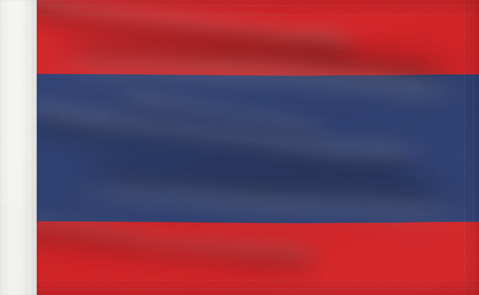 Bandera, con lado del asta reforzado: Ottoman Greece	The  Graeco-Ottoman  civil ensign