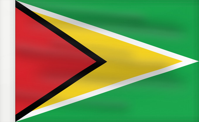 Flagge, mit verstärktem Besatzband: Guyana	Guiana	Wayana wiphala	Gujano	Gwayana	Wayana unancha	Флаг Гайаны	Guyanas	Quốc kỳ Guyana