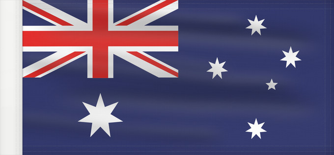 Drapeau, avec guindant renforcé : Heard Island and McDonald Islands
