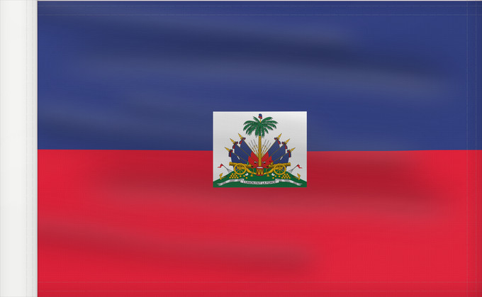Drapeau, avec guindant renforcé : Haiti civil Haiti Haïti Haití