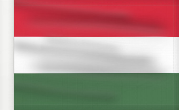 Bandera, con lado del asta reforzado: Hungary	Hongrie	Hungría	Ungarn	Dell Ungheria	Hongarije	Hungria	Węgier	Знаме на Унгария	Banniel Hungaria	Maďarská vlajka	Ungarns	Σημαία της Ουγγαρίας	Hungario	Ungari lipp	Unkarin	HUngáire	Mađarske	Magyarország	Hungaria	ハンガリーの国旗	Hungariae	Vengrijos	Ungārija