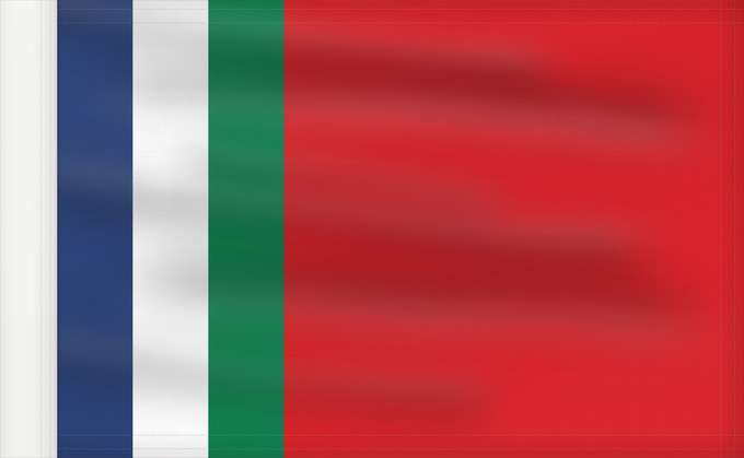 Drapeau, avec guindant renforcé : South Moluccas	Moluques du Sud	Molucas del Sur	Südmolukken	Molucche Meridionali	South Moluccas, Republic of South Maluku