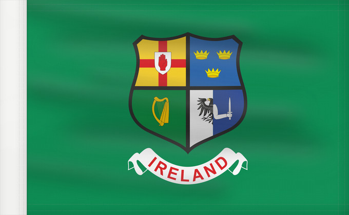 Drapeau, avec guindant renforcé : Ireland hockey team	Équipe de hockey d'Irlande	Equipo de hockey de Irlanda	Irisches Hockeyteam	Squadra di hockey dell'Irlanda	Field hockey team of Ireland  Four Provinces coat of arms -- Ulster