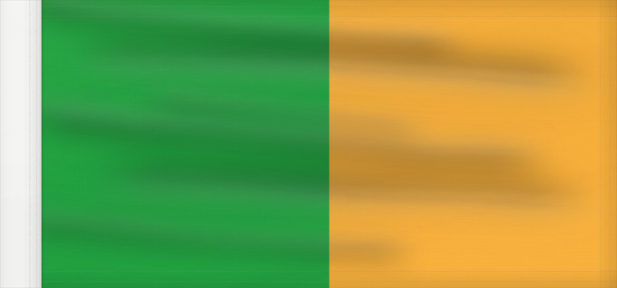 Bandera, con lado del asta reforzado: County Kerry Comté de Kerry Condado de Kerry Contea di Kerry