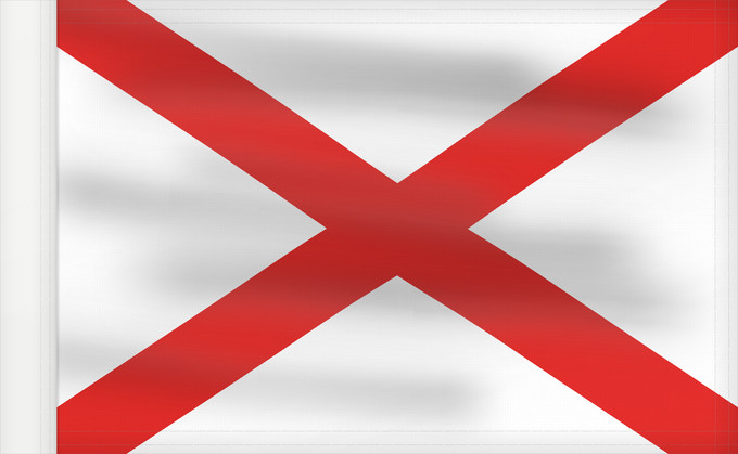Flagge, mit verstärktem Besatzband: Saint Patrick s saltire