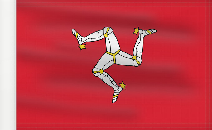 Bandera, con lado del asta reforzado: Isle of Man	L île de Man	Isla de Man	Insel Man	Dell Isola di Man	Man	Ilha de Man	Wyspy Man	Manes	علم مان	Sciag Vostrava Men / Сцяг Вострава Мэн	Ściag Vyspy Men / Сьцяг Выспы Мэн	Banniel Manav	Ostrva Man	Ostrova Man	Ynys Manaw	Isle of Mans	Σημαία της Νήσου