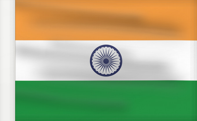 Drapeau, avec guindant renforcé : India Inde Indien