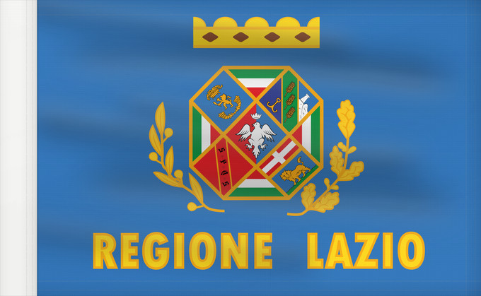 Drapeau, avec guindant renforcé : Lazio	Latium	Lacio