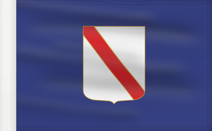 Drapeau, avec guindant renforcé : Campania	Campania’s	région de Campanie	Regione italiana Campania	Bannera dâ Campania