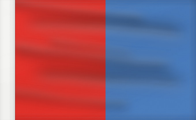 Drapeau, avec guindant renforcé : Catania	Catane