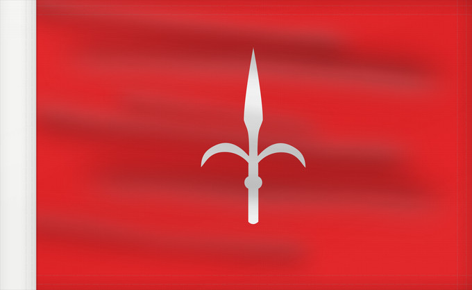 Drapeau, avec guindant renforcé : Free Territory Trieste Free Territory of Trieste Province de Trieste Provincia de Trieste Freien Territoriums Triest Territorio Libero di Trieste Slobodnog Teritorija Trsta Slobodne Teritorije Trst Застава Слободне Територије Трст