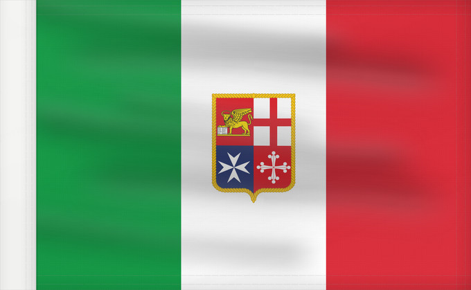 Flag, with reinforced hoist: Civil Ensign of Italy	This W3C-unspecified vector image was created with Inkscape	Italie - Pavillon civil	Italia - Pabellón de marina civil	Italien - Zivilschiffsflagge	Italia - Bandiera di navigazione civile
