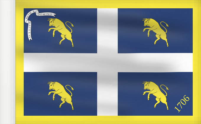 Drapeau, avec guindant renforcé : Turin	Official flag of city of Turin	Turín	Ufficiale di Torino