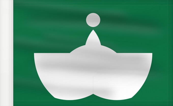 Drapeau, avec guindant renforcé :  Tiba [Chiba]