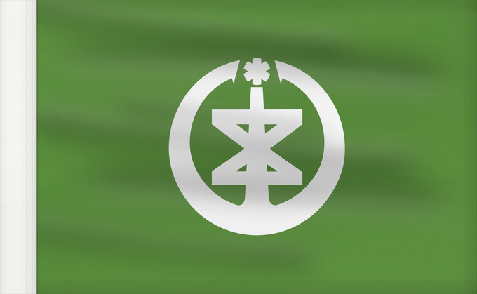 Bandera, con lado del asta reforzado: Niigata