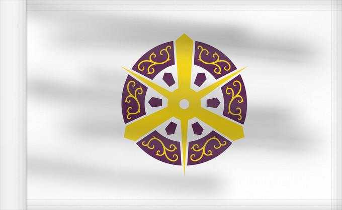Drapeau, avec guindant renforcé : Kyoto City	Kyôto City	Kyōto ou Kyoto	Kioto	Kyōto	De Kyôto  Quioto	京都市旗	京都市旗 / 교또시기	​京都市旗