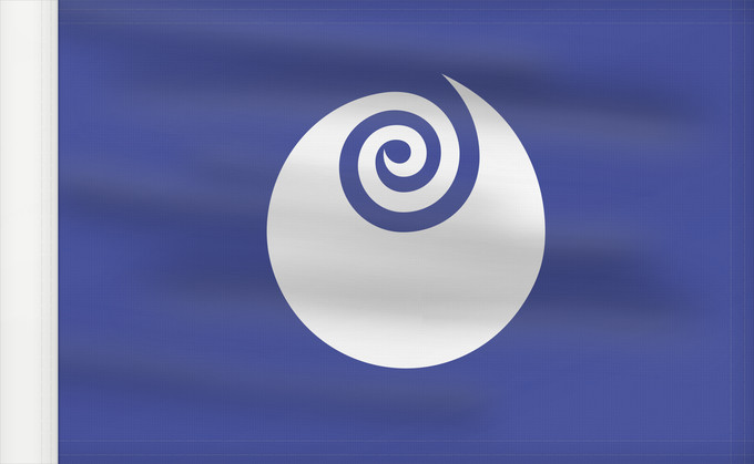 Bandiera, con lato dell'asta rinforzato: Ibaraki Prefecture	Préfecture d'Ibaraki	Prefectura de Ibaraki	Präfektur Ibaraki	Prefettura di Ibaraki	茨城県旗