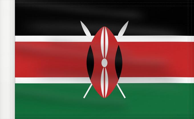 Drapeau, avec guindant renforcé : Kenya	Kenia	Quénia	Kenii	የኬንያ ሰንደቅ ዓላማ	علم كينيا	Keniya	Сцяг Кеніі	কেনিয়ার ফিরালহান	Kenije	Keňská vlajka	Kenyas	Σημαία της Κένυας	Kenja	Kenya lipp	Kenian	דגל קניה	केन्या का ध्वज	ケニアの国旗	კენიის დროშა	케냐의 국기	Kenijos	Знаме на Кенија	Kenyas flagg	Флаг Кении	K