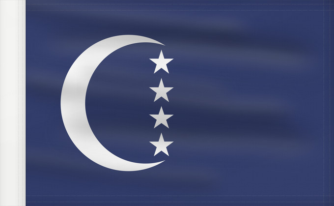 Drapeau, avec guindant renforcé : Grande Comore	Gran Comora