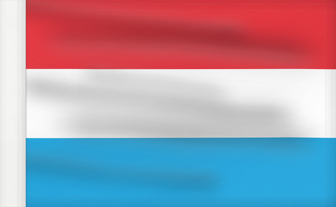 Flag, with reinforced hoist: Luxembourg	Luxemburgo	Luxemburg	Lussemburghese	Luksemburga	Сцяг Люксембурга	Национално знаме на Люксембург	Banniel Luksembourg	Lucemburská vlajka	Luxembourgs	Σημαία του Λουξεμβούργου	Luksemburgi lipp	پرچم لوکزامبورگ	Luxemburgin	Lucsamburg	ლუქსემბურგის დრო