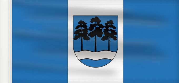 Drapeau, avec guindant renforcé : Ogre	Ogre, Latvia	Ogres