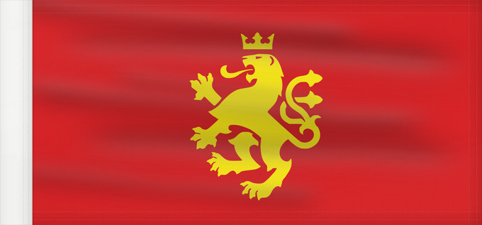 Flagge, mit verstärktem Besatzband: Ethnic Macedonians	Еthnic Macedonian lion flag	Macédoniens ethniques - Drapeau du lion (début des années 1990)	Macedonios étnicos - Bandera del león (principios de los 90)	Ethnisches Mazedonien - Flagge mit Löwe (frühe 1990er)	Macedoni etnici - Bandiera d