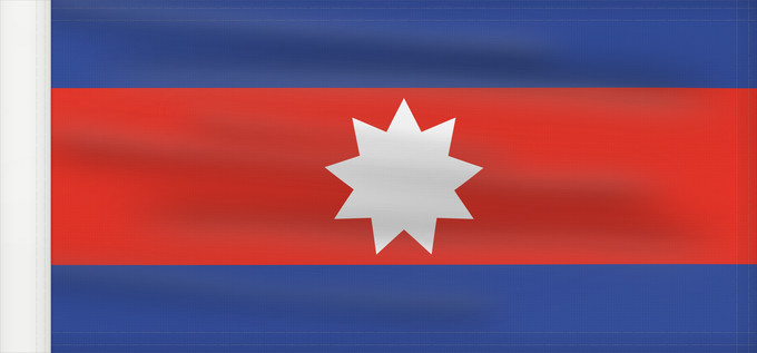 Drapeau, avec guindant renforcé : Wa	Cambodia