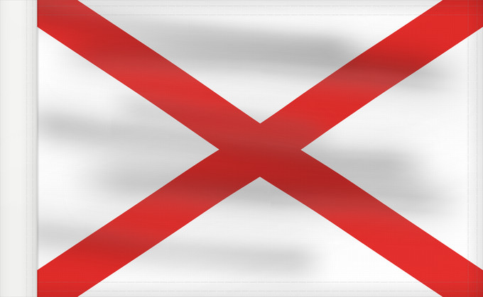 Flag, with reinforced hoist: Luqa Ħal Luqa, Malta