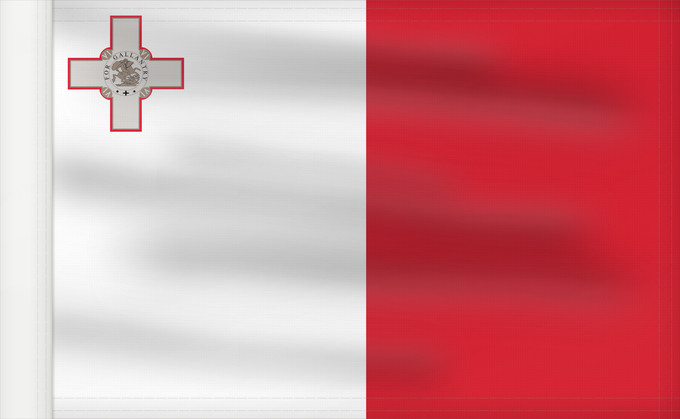 Flag, with reinforced hoist: Malta	Malte	Сцяг Мальты	Maltas	Ta  Malta	Флаг Мальты	Прапор Мальти