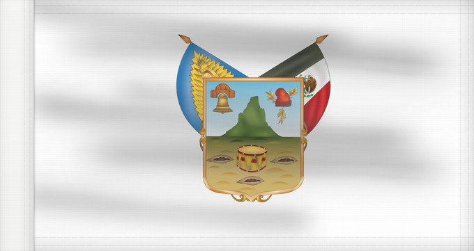 Flagge, mit verstärktem Besatzband: Hidalgo hidalgo y fidalgo