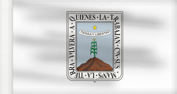 Drapeau, avec guindant renforcé : Morelos