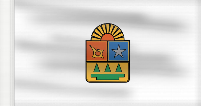 Flagge, mit verstärktem Besatzband: Quintana Roo	La bandera oficial de Quintana Roo