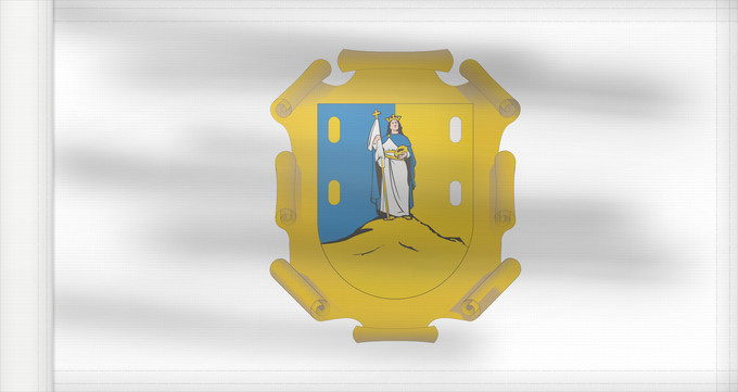 Flagge, mit verstärktem Besatzband: San Luis Potosi	San Luis Potosí