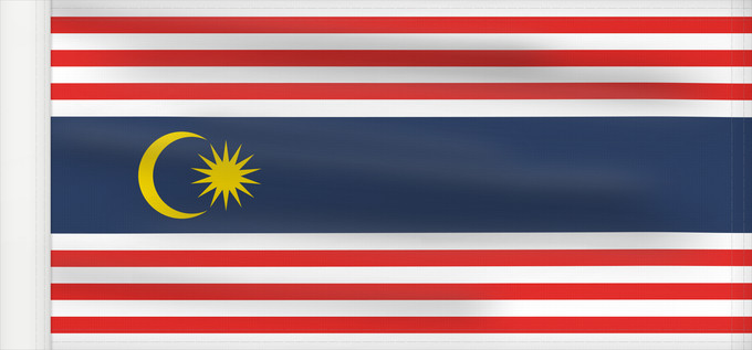 Flag, with reinforced hoist: Kuala Lumpur, Malaysia Kuala Lumpur Kuala Lumpur, Federal Territory, in Malaysia