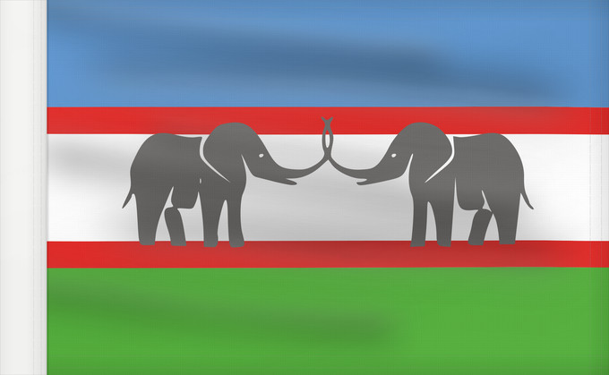 Drapeau, avec guindant renforcé : CANU	Caprivi African National Union	Union Nationale Africaine du Caprivi	Unión Nacional Africana de Caprivi	Unione Nazionale Africana del Caprivi	Caprivi African National Union of the Free State of Caprivi Strip/Itenge