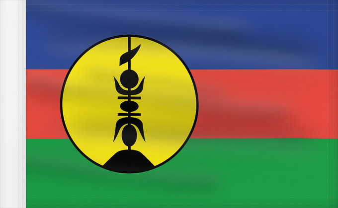 Drapeau, avec guindant renforcé : FLNKS	Kanak and Socialist National Liberation Front political party	Front de libération nationale kanak et socialiste	Colores Pantone http //www	Neukaledonien	Nuova Caledonia	Front d Alliberament Nacional Canac Socialista