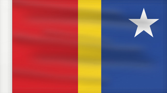 Bandera, con lado del asta reforzado: Kano	Emirate of Kano in Nigeria
