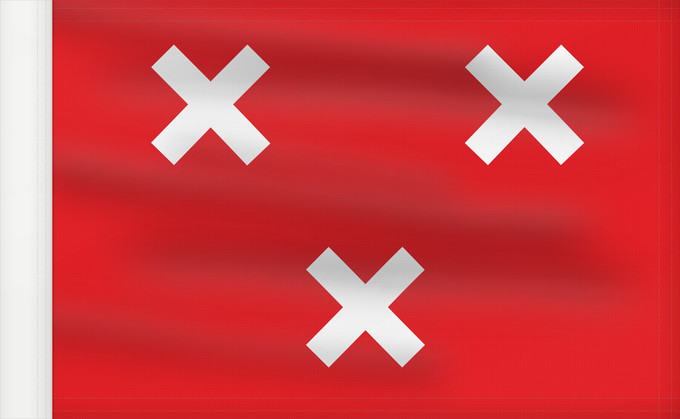 Bandera, con lado del asta reforzado: Breda Breda, North Brabant, the Netherlands Bréda, Brabant-Septentrional, Pays-Bas Breda, Noord-Brabant, Nederland