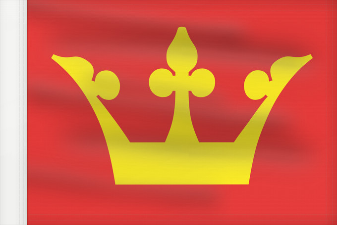 Flag, with reinforced hoist: Vestfold County of Vestfold, Norway comté de Vestfold