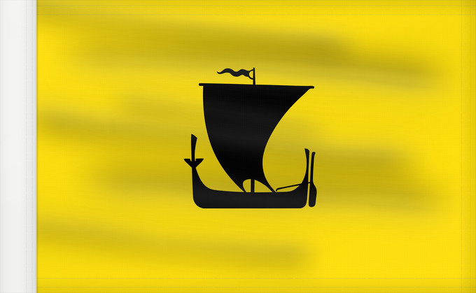 Bandera, con lado del asta reforzado: Nordland