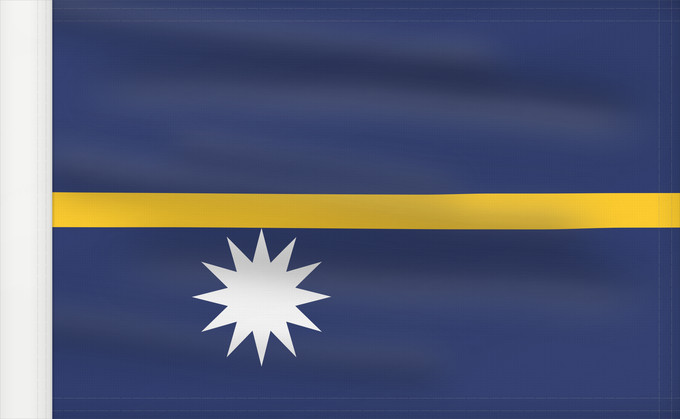 Flag, with reinforced hoist: Nauru The national flag of Nauru La bandera nacional de Nauru Nazionale di Nauru A bandeira nacional de Nauru Σημαία του Ναουρού La nacia flago de Nauro Nauru lipp Naurun דגל נאורו Знаме на Науру Anidenin Naoero Флаг Науру Nauru leavga Nauruja Naurus Naur
