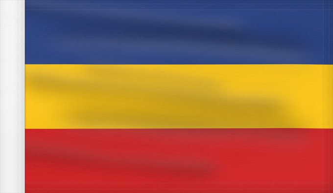 Drapeau, avec guindant renforcé : Provincia de Los Santos	Used in 1821 when the independence of La Villa de Los Santos from Spain was declared; made from the colors of the flag proposed by the Venezuelan general Francisco de Miranda in his personal diary  Colombeia  for his continental na