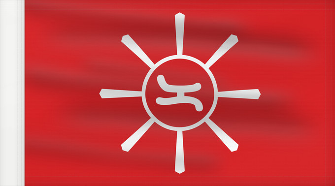Flag, with reinforced hoist: Philippine revolution flag magdalo alternate	Magdalo Katipunan faction of Cavite