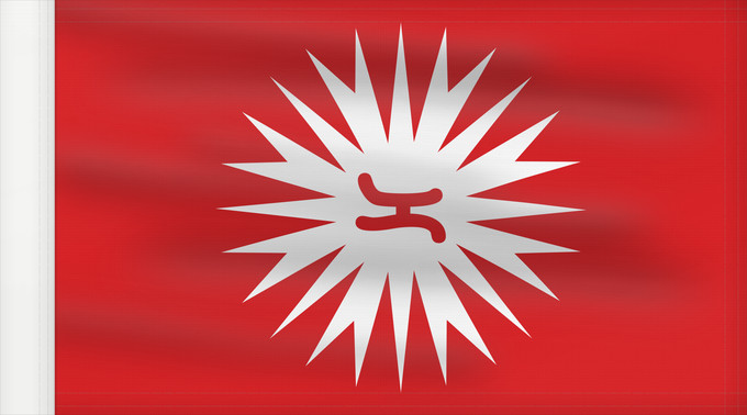 Bandera, con lado del asta reforzado: Philippine revolution flag magdiwang Magdiwang Katipunan faction of Cavite