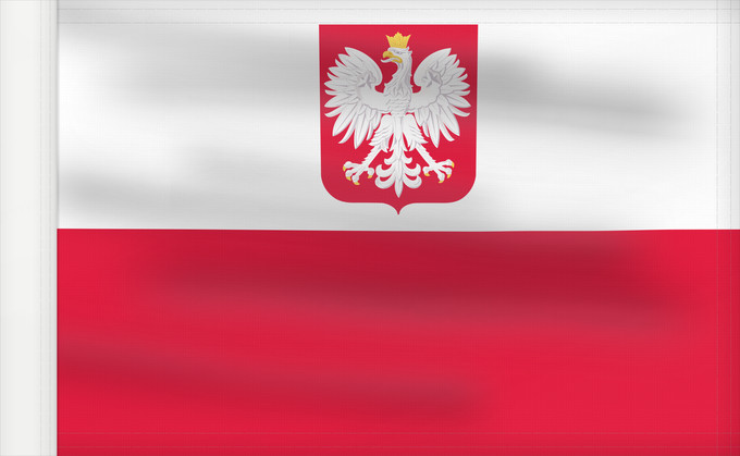 Drapeau, avec guindant renforcé : Poland Poland Pologne Polonia Polen