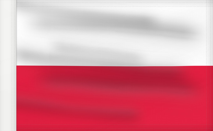 Flag, with reinforced hoist: Poland	Pologne	Polonia	Polen