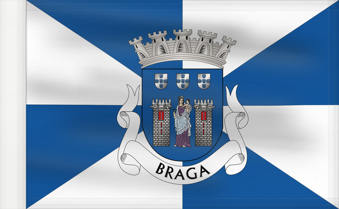 Drapeau, avec guindant renforcé : Braga