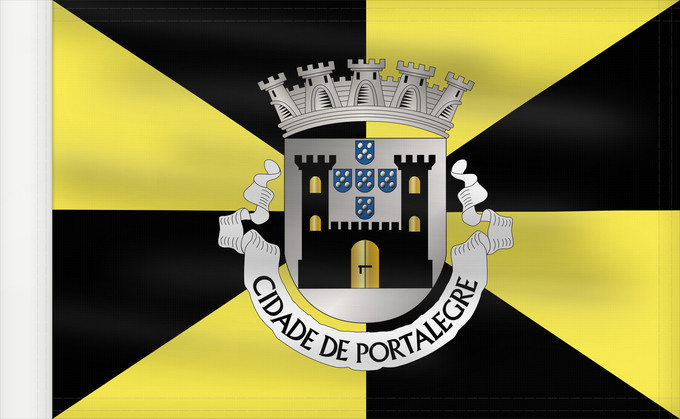 Flag, with reinforced hoist: Portalegre